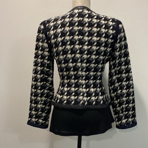 The Limited Houndstooth Jacket Fitted Blazer Size Small - Picture 8 of 12